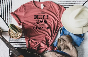 A little Dolly P and a little Cardi B Tee