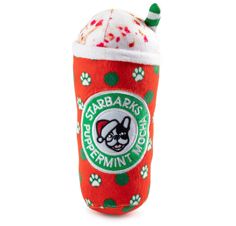 Starbarks Puppermint Mocha - Holiday Dots Chew Toy