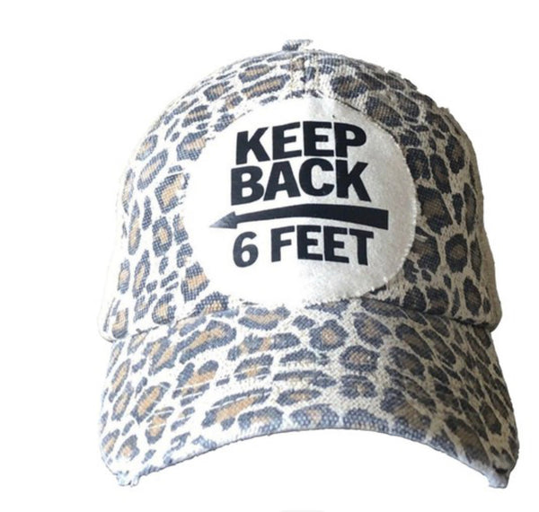 Keep Back 6ft Feet Hat